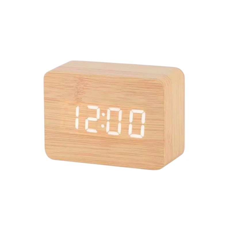 Digital clock - Alarm clock - ET009 - 909481 - Beige