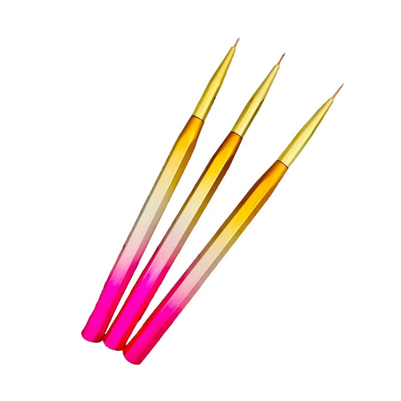 Σετ πινέλα μανικιούρ Nail Art - B101 - 3pcs - 910464 - iThinksmart.gr