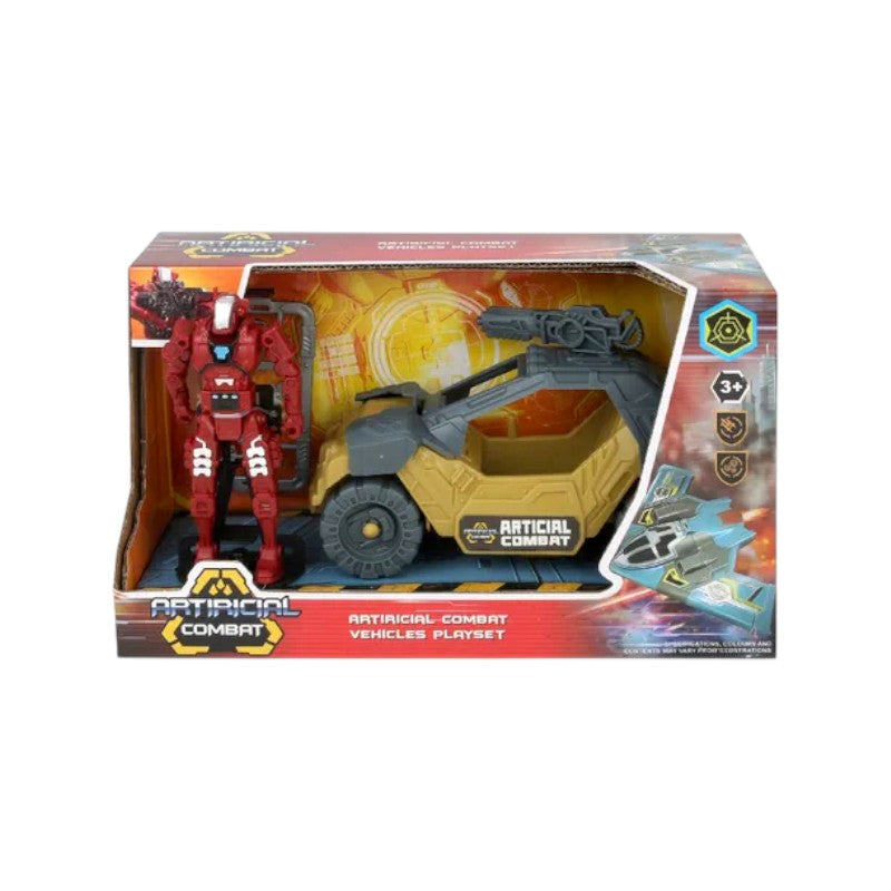 Ρομπότ μεταμόρφωσης με όχημα & αξεσουάρ - J3107-8AI - 917186