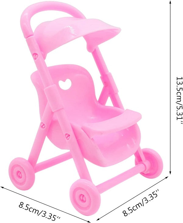 Παιδικό καροτσάκι mini με κούκλα - 0812-152 - 917428