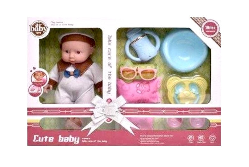 Κούκλα μωρό με αξεσουάρ φροντίδας - 8550-210 - 922180