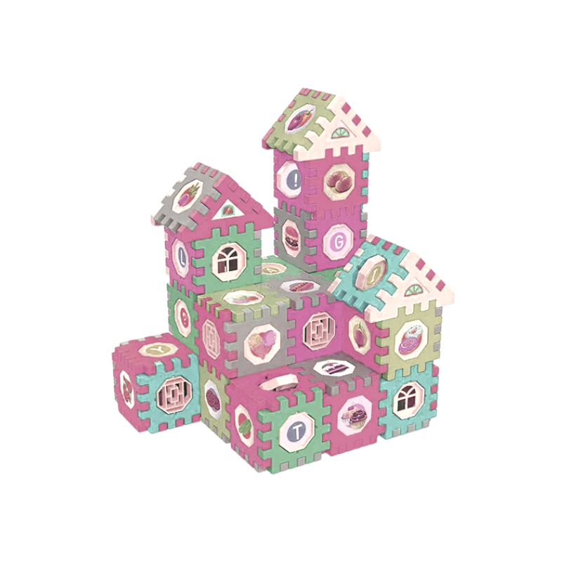 DIY construction set with bricks - 2067 - 100pcs - 922217