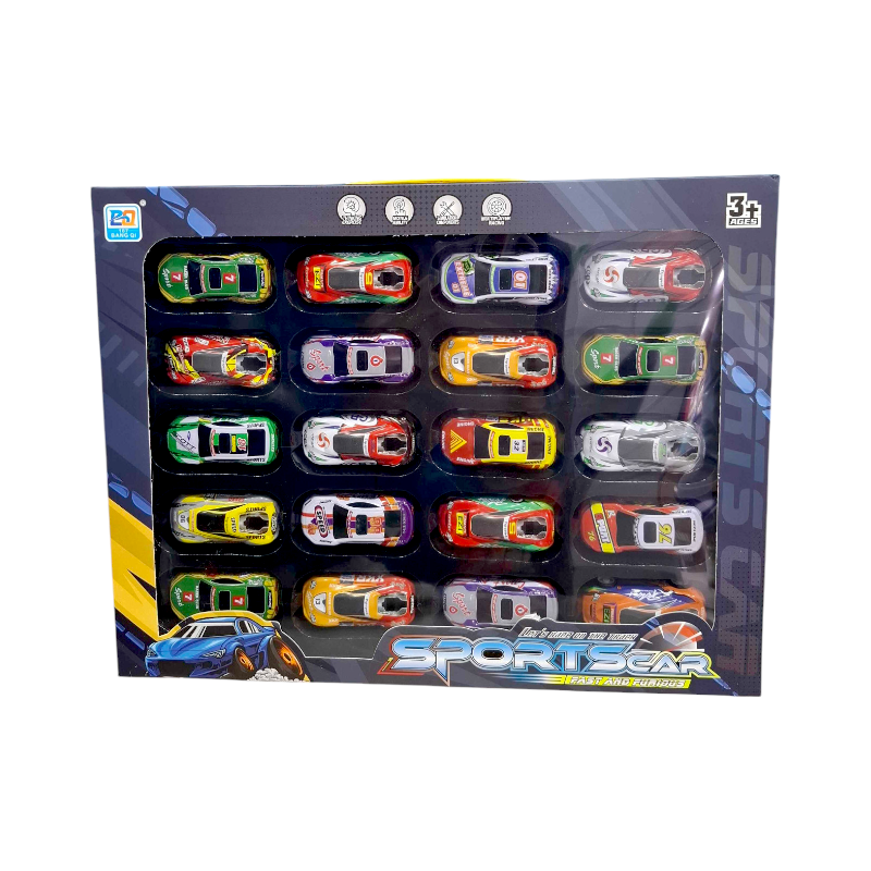 Set of metal cars - BQ187-156.8 - 20pcs - 922228