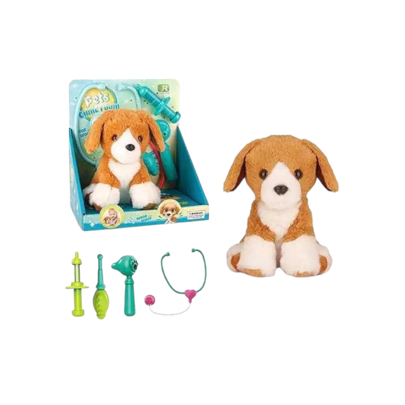 Plush dog with medicine kit - DR5098 - 922234