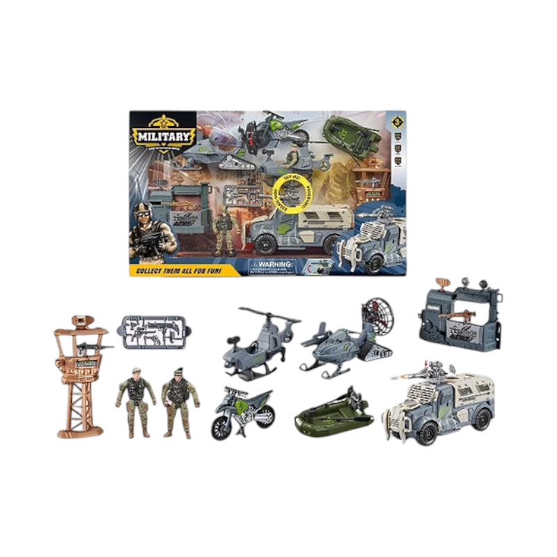 Military vehicle set with accessories - F8-1A - 922279