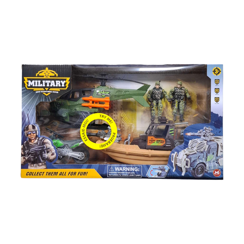 Military vehicle set with accessories - F18-2A - 922284