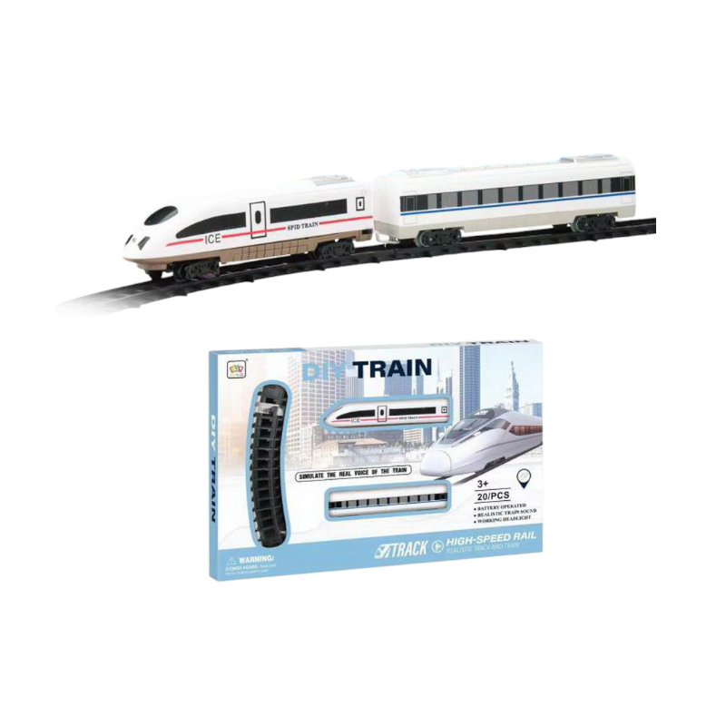 Musical train set with tracks - 3018-1 - 922287