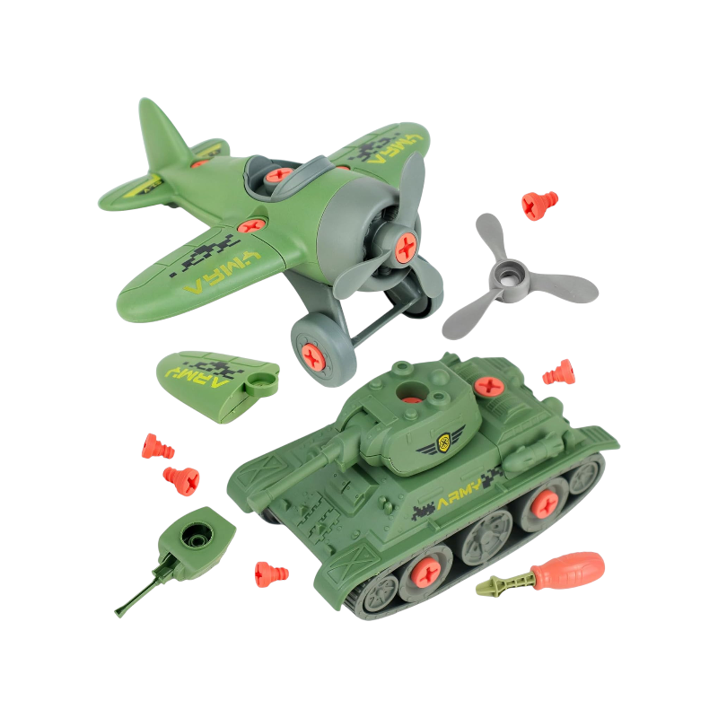 Assembled military vehicle set - 3341-B4C - 922305