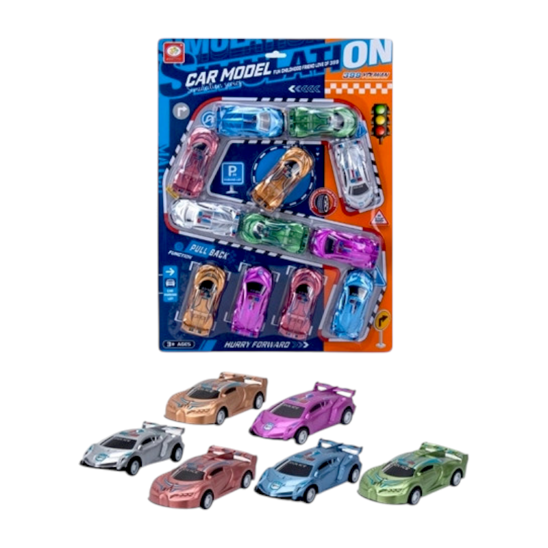 Toy car set - 399-869S2 - 12pcs - 922323