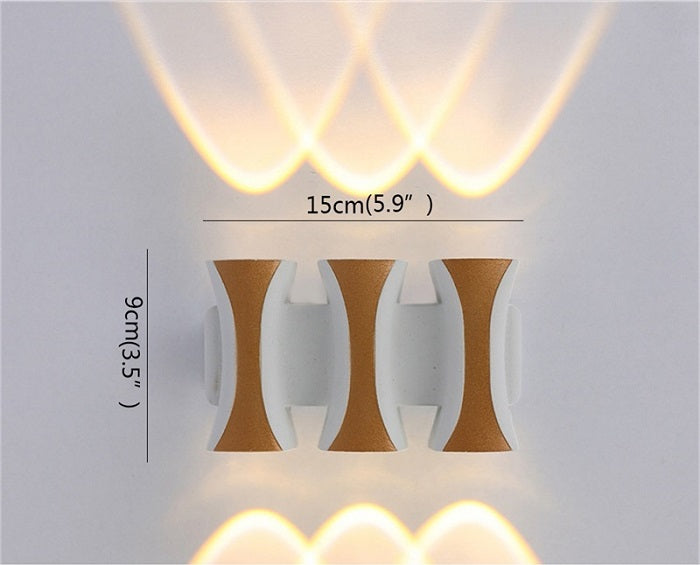 LED wall lamp - Wall lamp - Warm White - 1015-6 - 941242