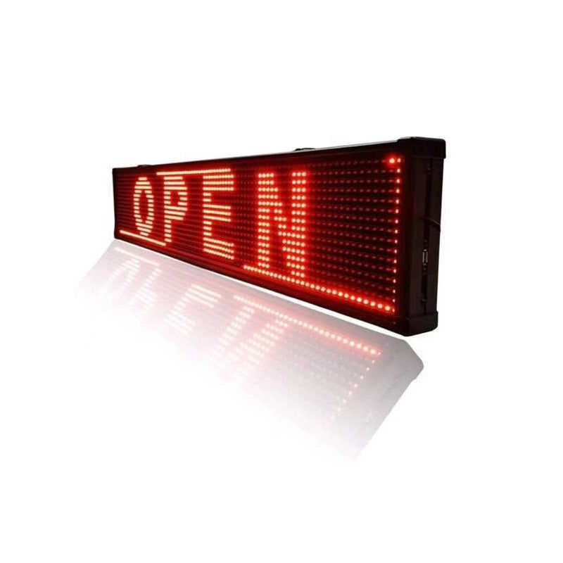 WIFI LED sign - 103x23cm - RED - 951307