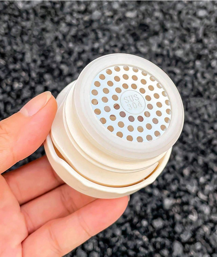 Φορητό παγούρι-θερμός με κούπα - 650ml - 954149 - White