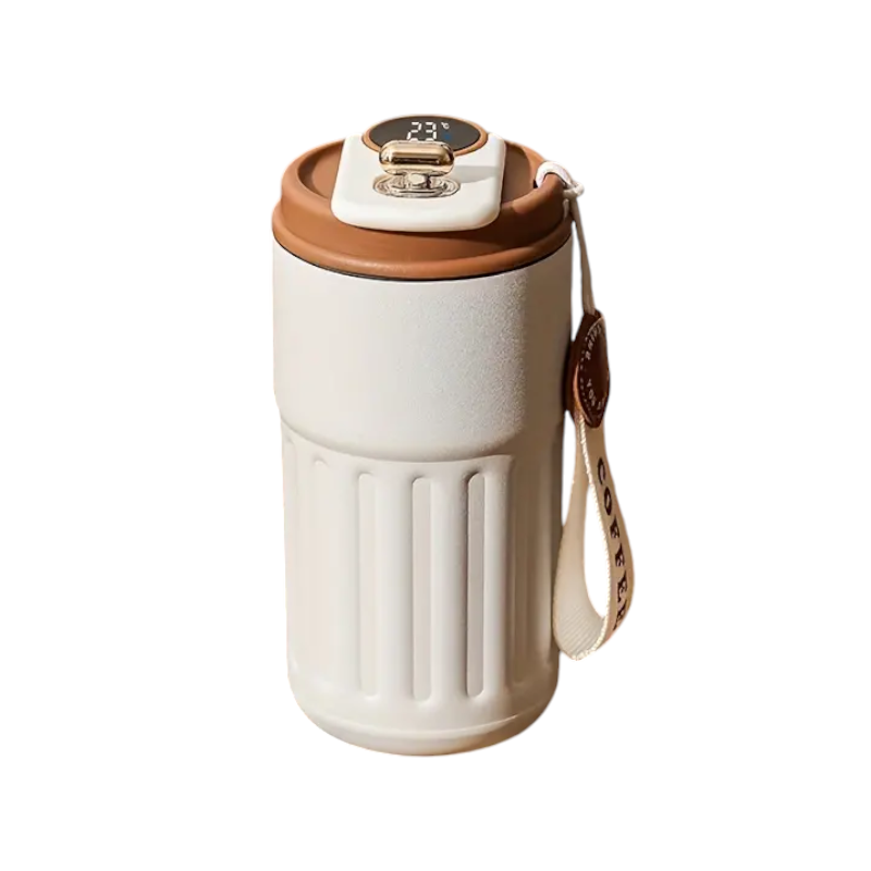 Portable thermos with digital thermometer - 500ml - 954194