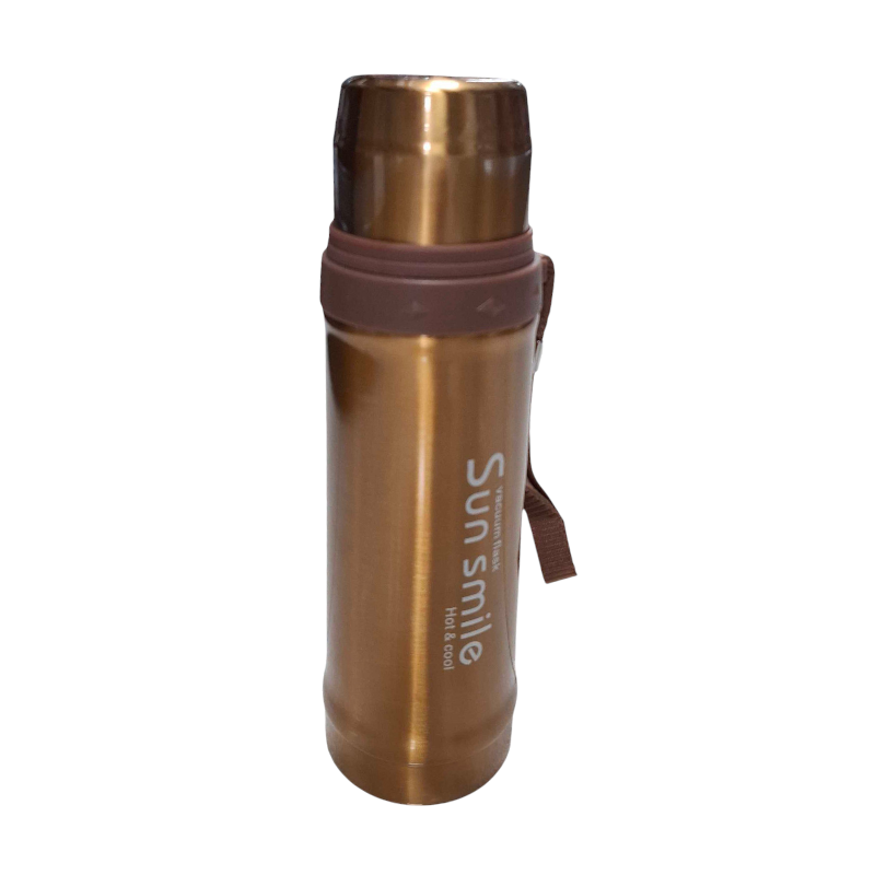 Portable thermos flask - 600ml - 954248 - Gold