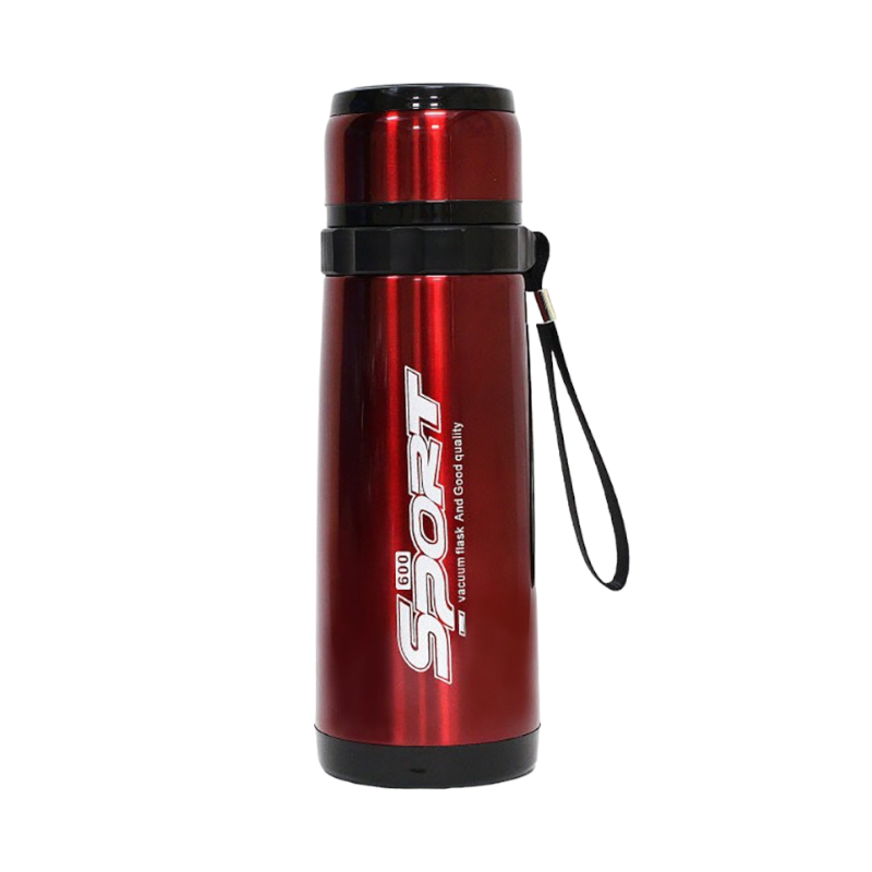 Portable thermos flask - 600ml - 954255 - Red