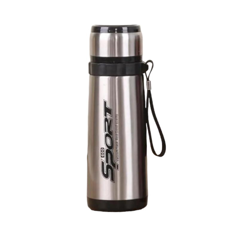 Portable thermos flask - 600ml - 954255 - Silver