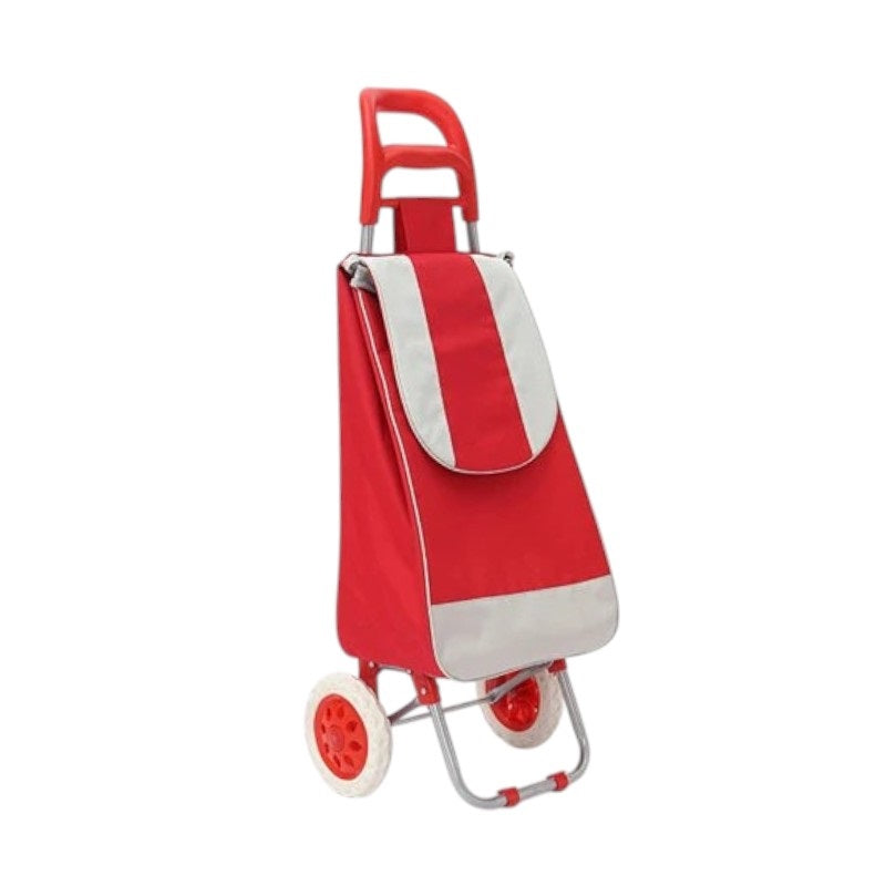 Fabric shopping cart - ZZ 302B-2X - 981263 - Red