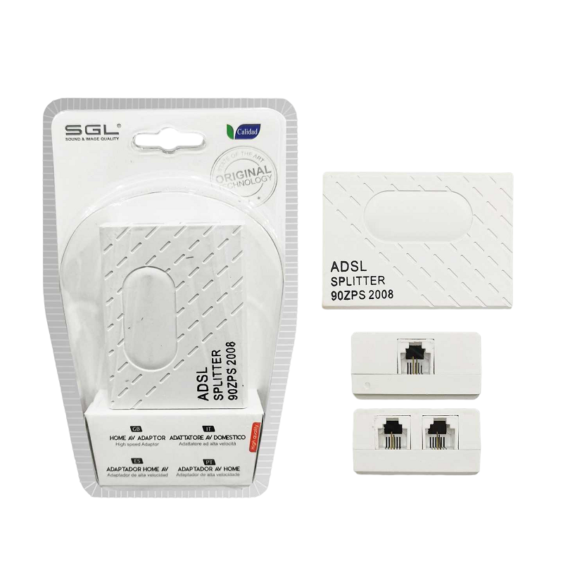 Διακλαδωτής ADSL με φίλτρο για Modem/Router & PSTN - ADSL Splitter - 1790 - 098524 - iThinksmart.gr