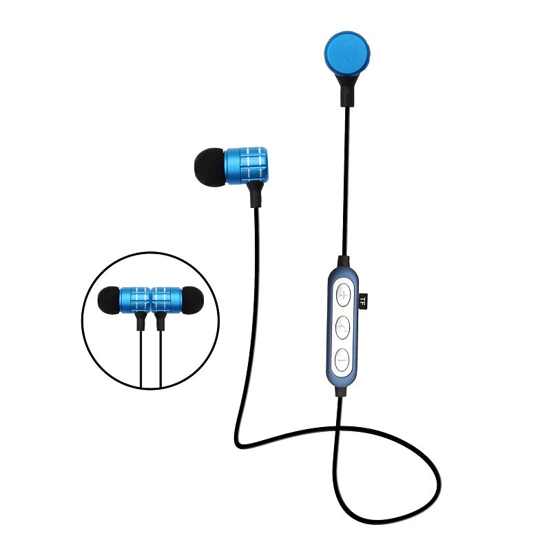 Aσύρματα ακουστικά - Neckband -  K07 - 672007 - Blue - iThinksmart.gr