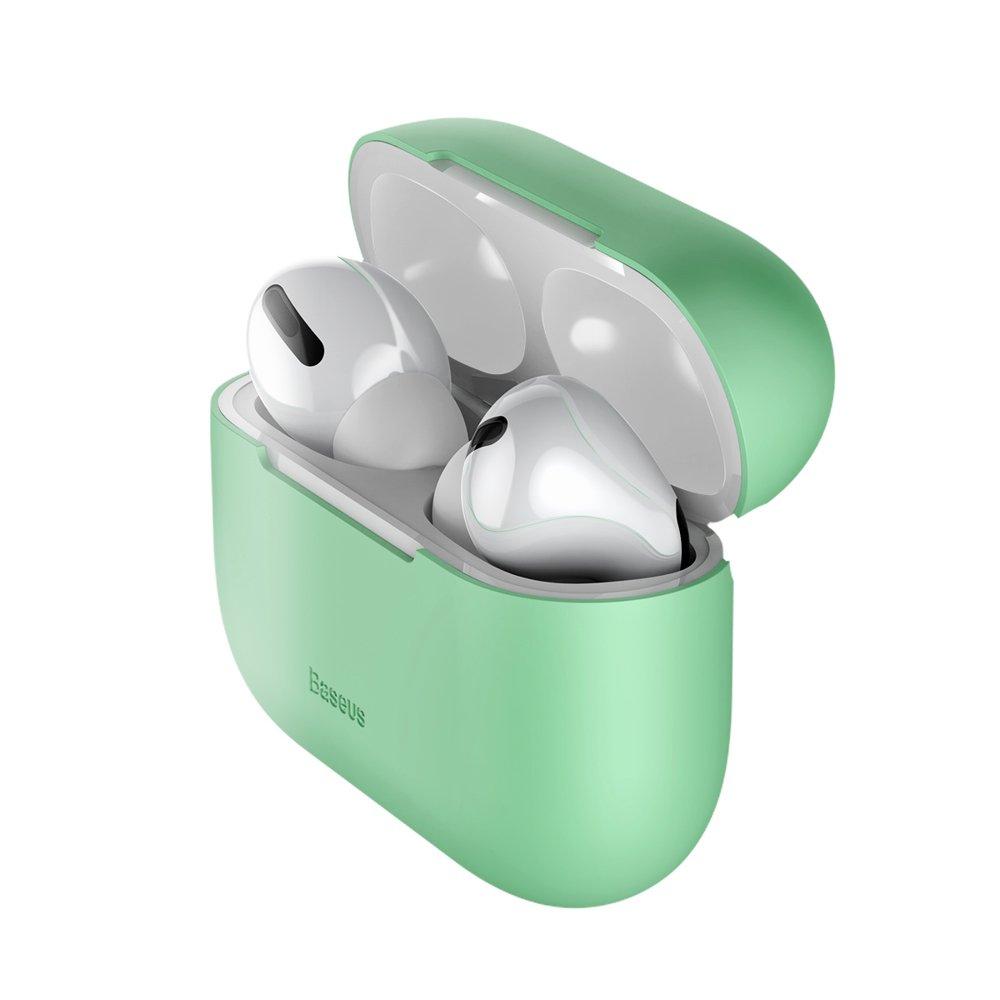 Θήκη Baseus Silica για Apple AirPods Pro - Πρασινο (WIAPPOD-ABZ01) - iThinksmart.gr
