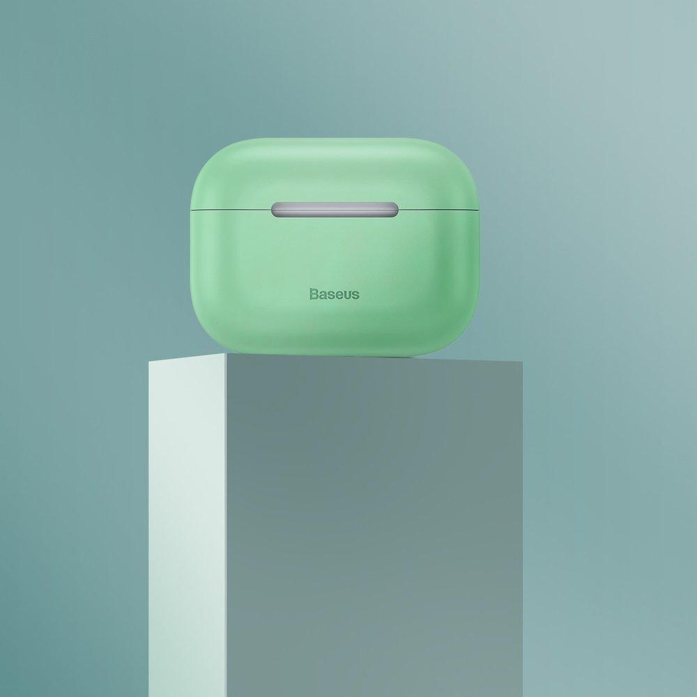 Θήκη Baseus Silica για Apple AirPods Pro - Πρασινο (WIAPPOD-ABZ01) - iThinksmart.gr