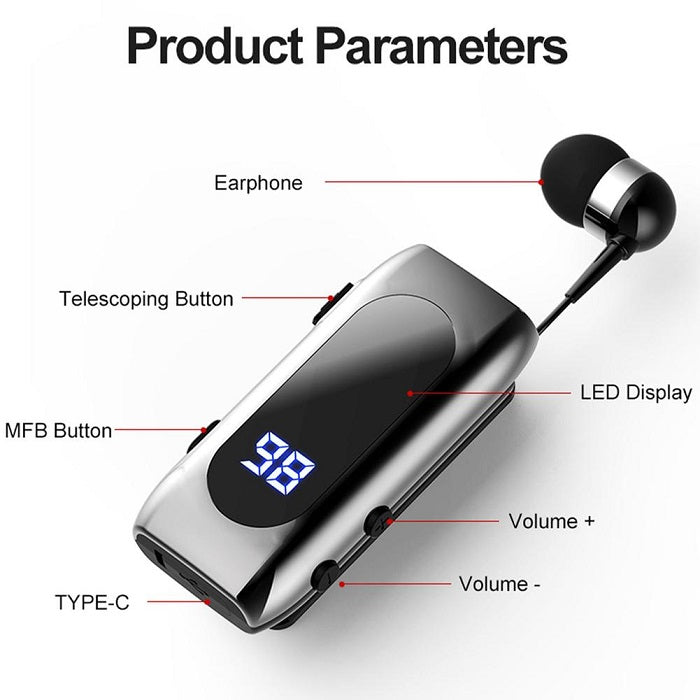 Ασύρματο ακουστικό Bluetooth - K55 - 231055 - Gold - iThinksmart.gr