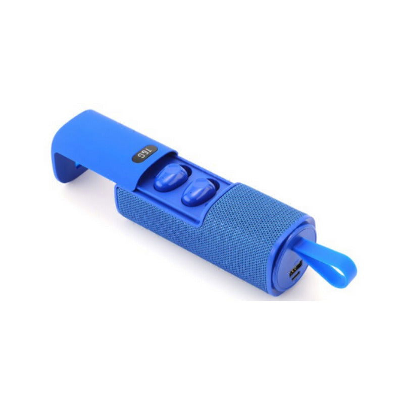 Ασύρματο ηχείο Bluetooth με σετ ακουστικών - TG807 - 883815 - Blue - iThinksmart.gr