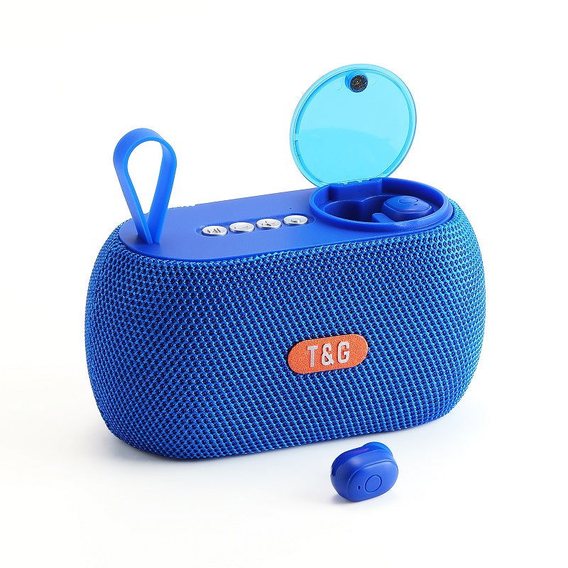 Ασύρματο ηχείο Bluetooth με σετ ακουστικά - TG810 - 889459 - Blue - iThinksmart.gr
