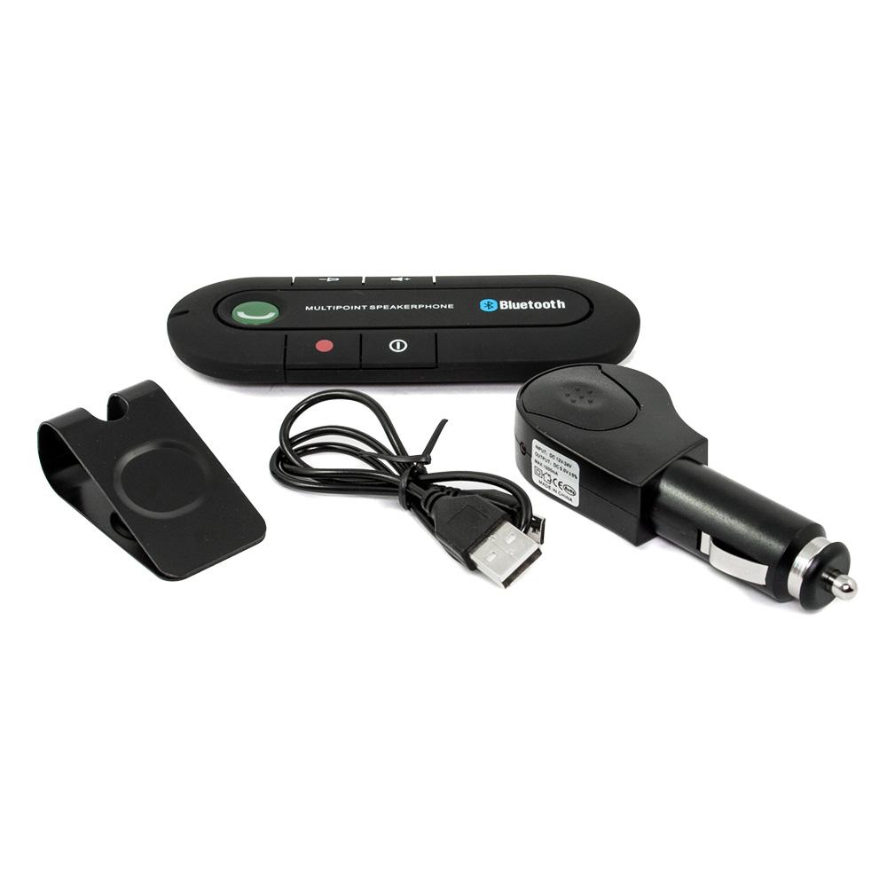 Bluetooth Handsfree Car Kit 3.0 MULTIPOINT+ EDR - Μαυρο - iThinksmart.gr