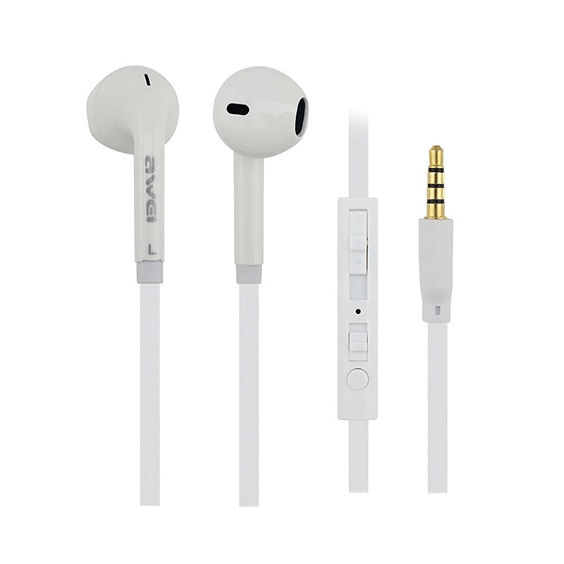 Ενσύρματα ακουστικά - ES-15hi - AWEI - 066327 - White - iThinksmart.gr