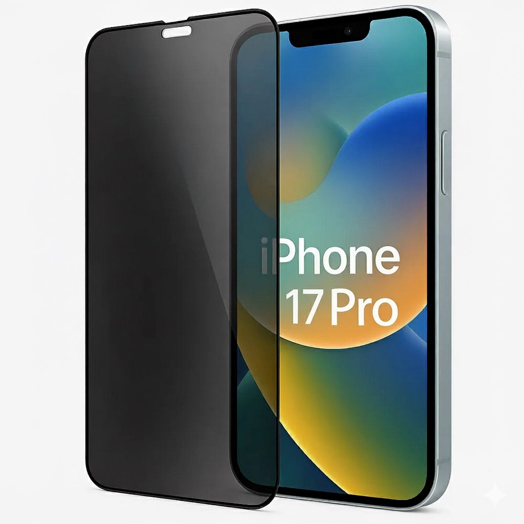 Movil iPhone 15 Privacy Screen Protection Glass - Tinted Glass / Full Face Screen Glass 