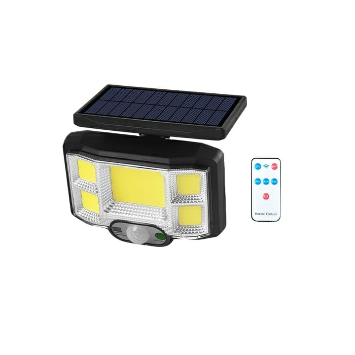 Ηλιακός προβολέας LED με αισθητήρα κίνησης - 2168B - COB - 257385 - iThinksmart.gr