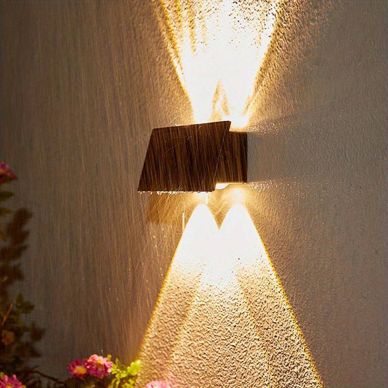Ηλιακό φωτιστικό τοίχου LED - Warm White - 6lamps - 941396 - iThinksmart.gr