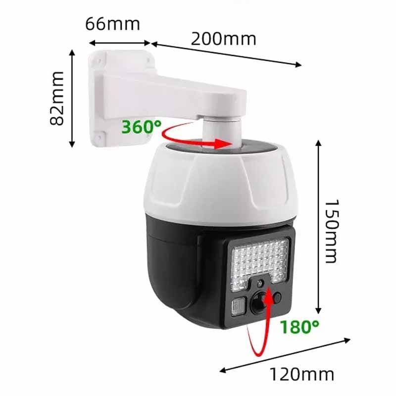Ηλιακός προβολέας LED & Dummy Camera - 5118-1 - 311810 - iThinksmart.gr