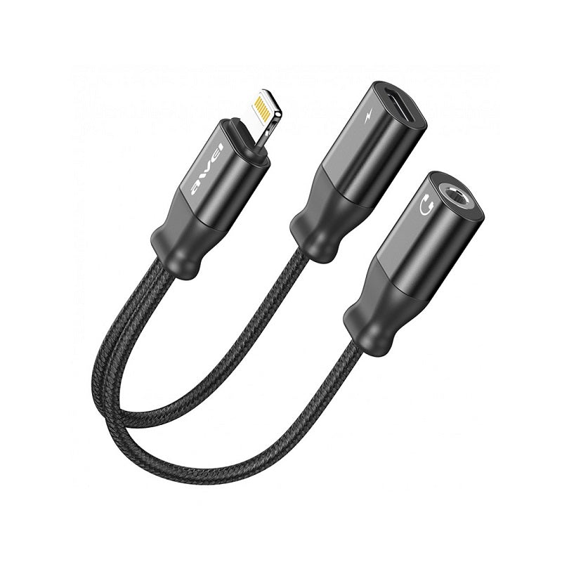 Αντάπτορας Lightning male σε Jack 3.5mm/Lightning female - CL-73 - AWEI - 888148 - iThinksmart.gr