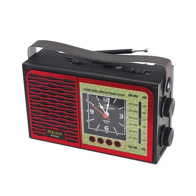 Επαναφορτιζόμενο ραδιόφωνο - M557-BT - 005577 - Red - iThinksmart.gr