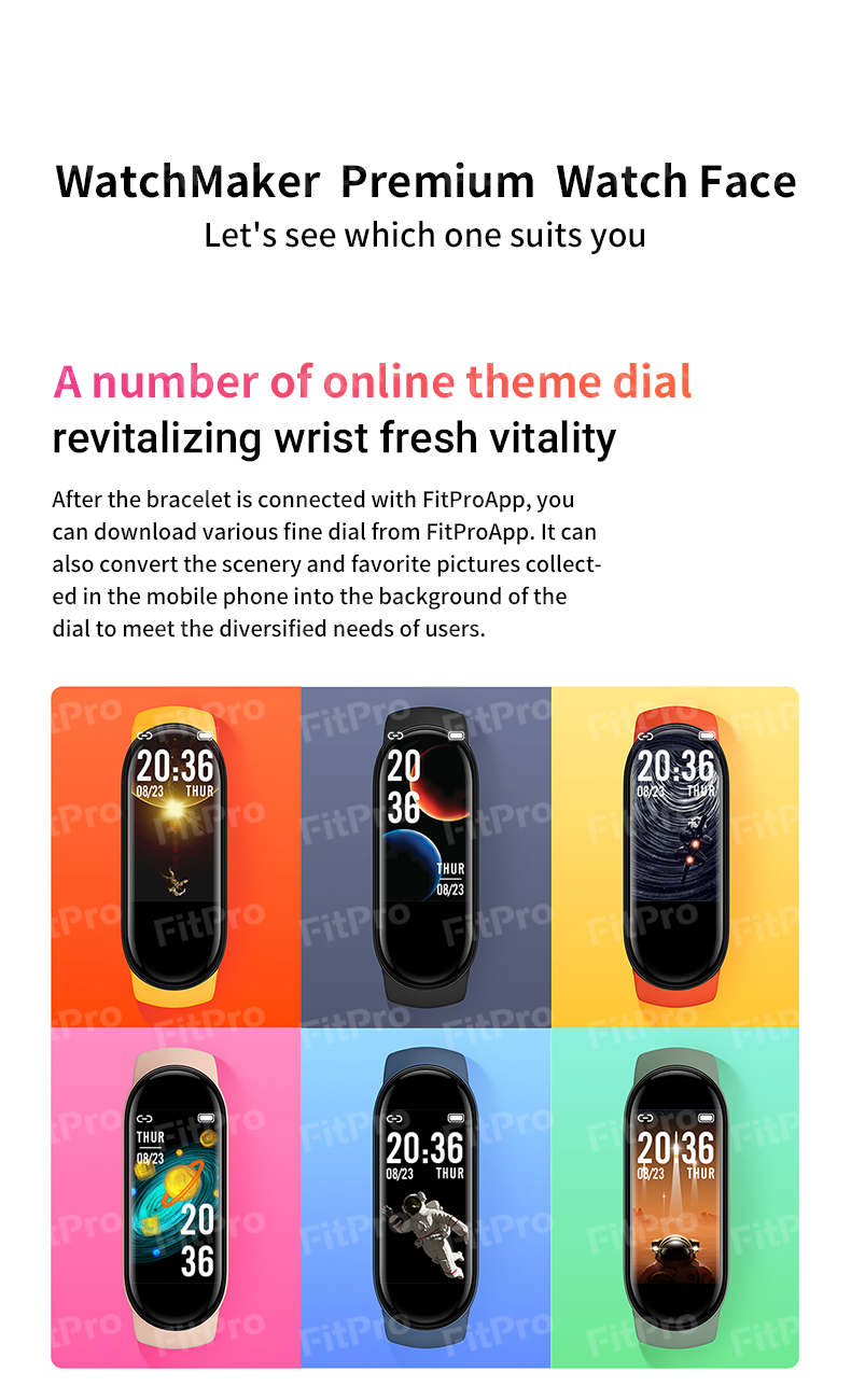 M6 Smart Band Ρολόι - Activity Tracker με Μέτρηση Βημάτων, Ύπνου και Παλμογράφο - Μαύρο - iThinksmart.gr