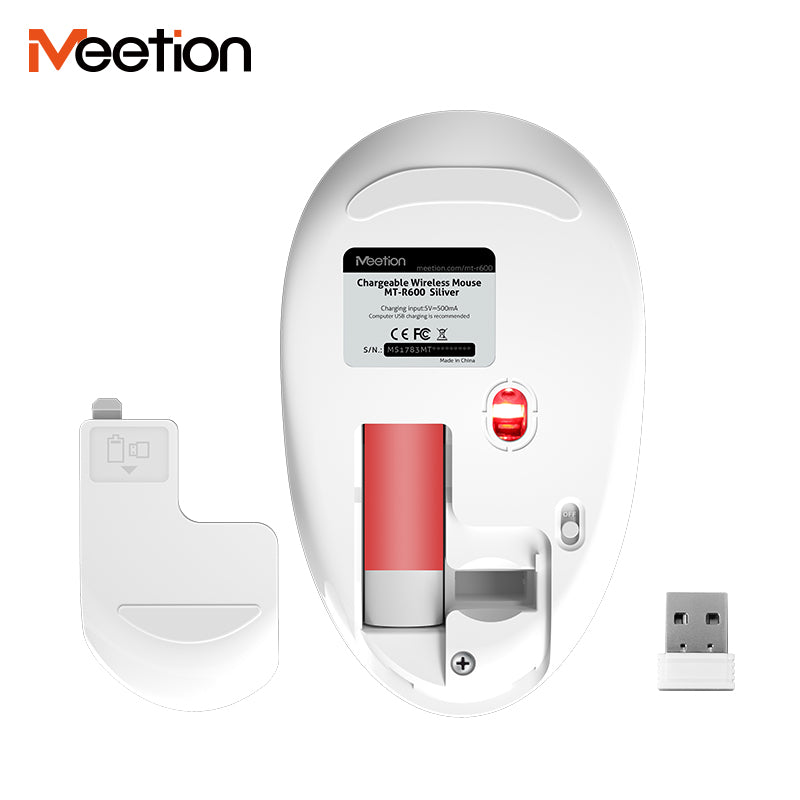 MT-R600 2.4G Wireless Mouse / Silver - iThinksmart.gr