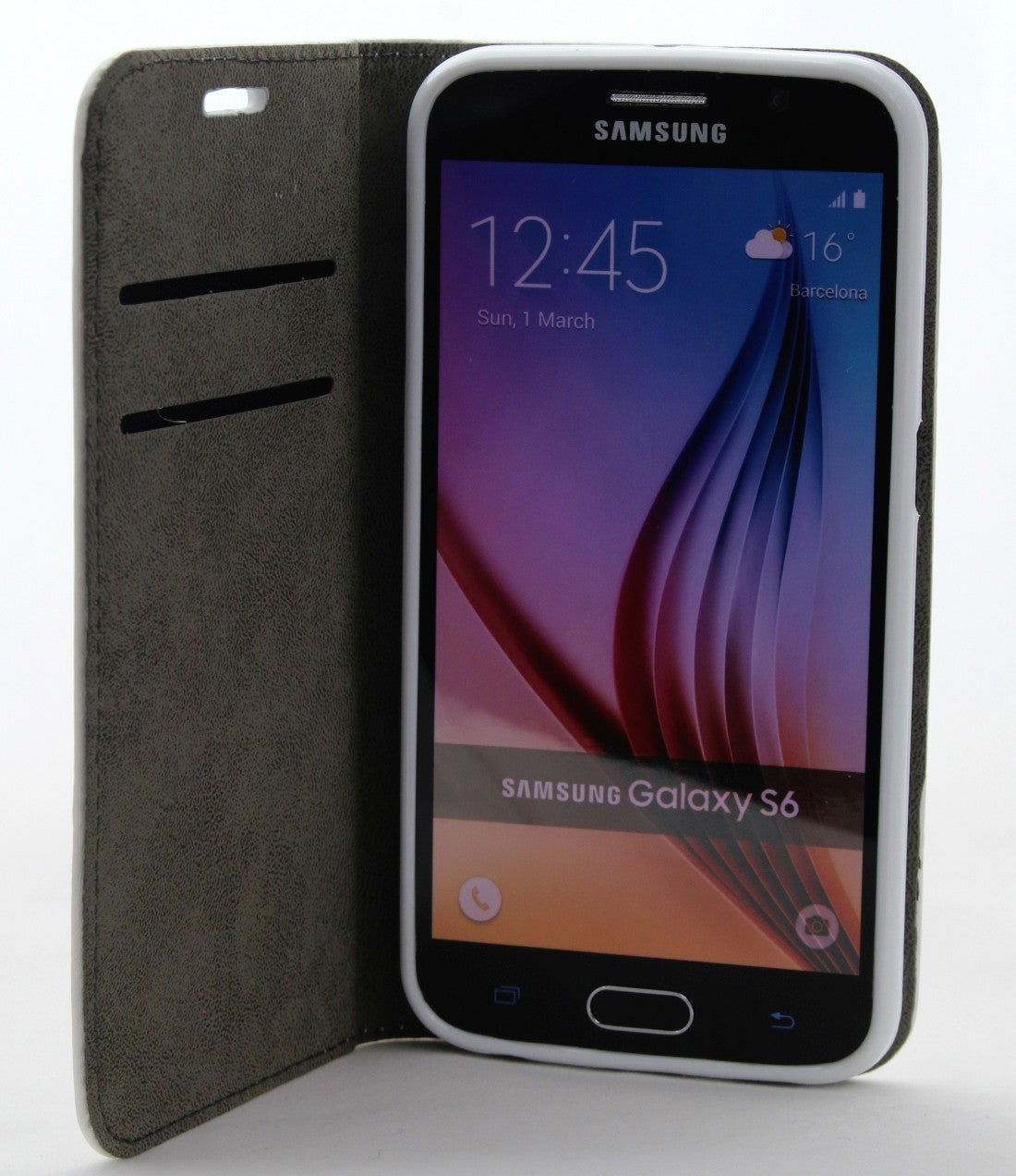 Θηκη Magnet Book απο Δερματινη - iPhone 6/6s - Λευκη - iThinksmart.gr