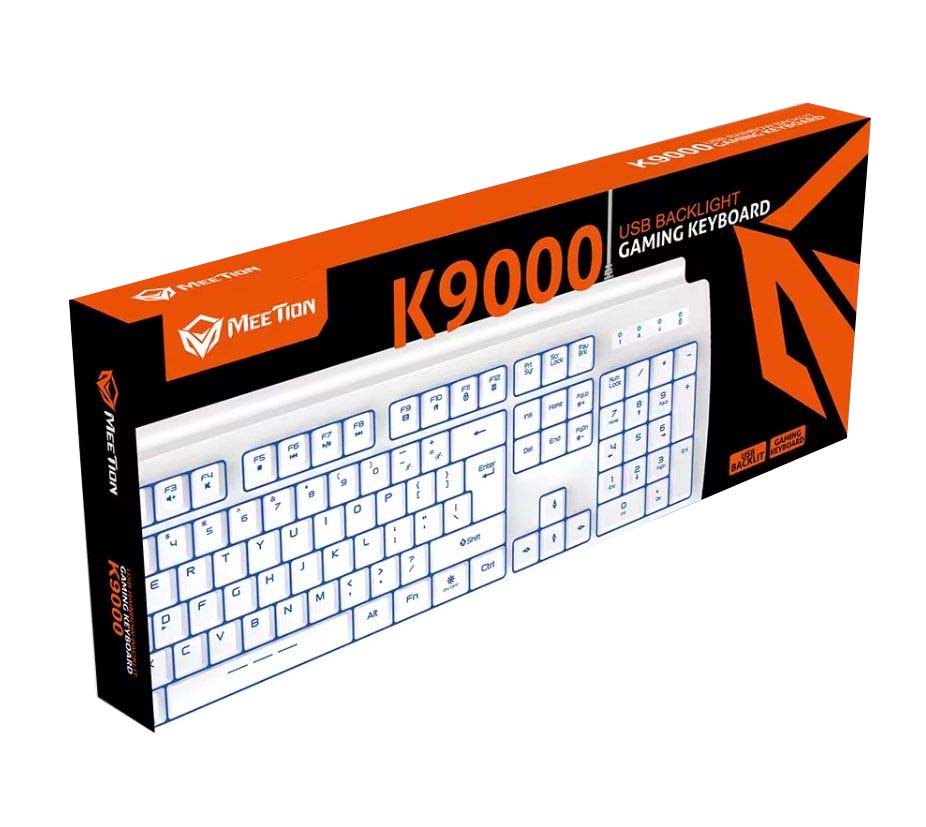 Meetion MT-K9000 Wired Gaming Keyboard / White - iThinksmart.gr