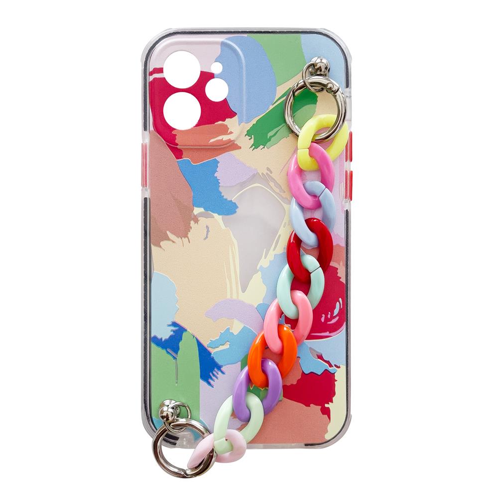Θήκη My Choice iPhone 12 με Αλυσίδα - Multicolor 1 - iThinksmart.gr