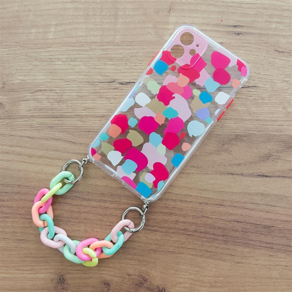 Θήκη My Choice iPhone 12 με Αλυσίδα - Multicolor 1 - iThinksmart.gr