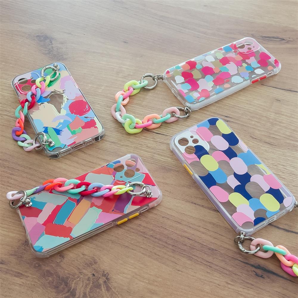 Θήκη My Choice iPhone 12 με Αλυσίδα - Multicolor 1 - iThinksmart.gr
