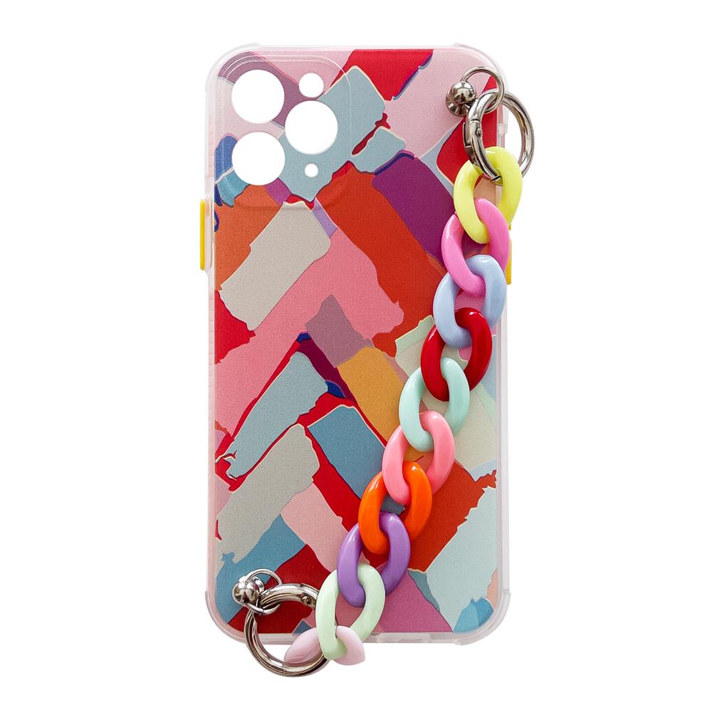 Θήκη My Choice iPhone 12 με Αλυσίδα - Multicolor 2 - iThinksmart.gr