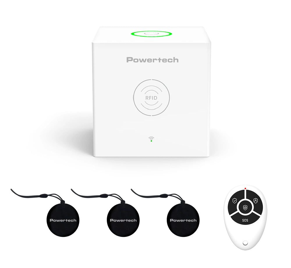 POWERTECH smart ασύρματο σύστημα συναγερμού PT-1285, RFID, WiFi, TUYA - iThinksmart.gr