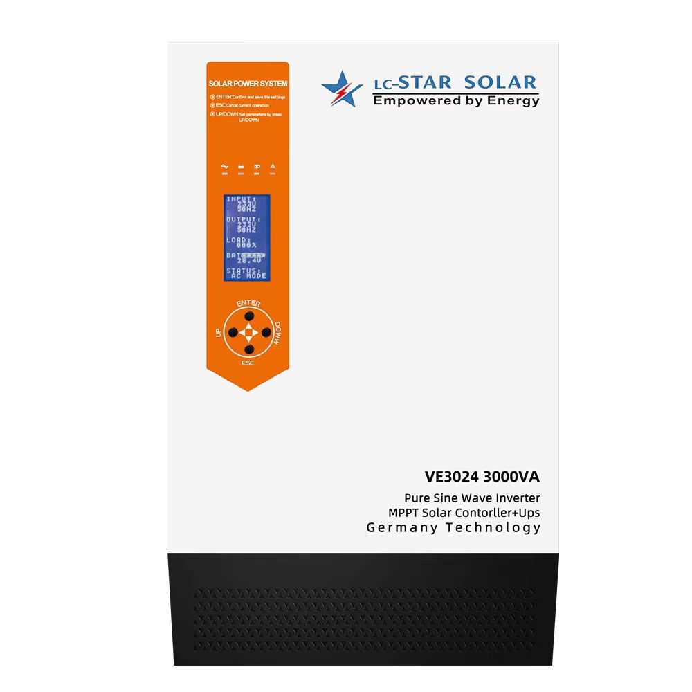 Power Inverter - 24V - 3000VA - 60A - LC-Star Solar - 338006 - iThinksmart.gr