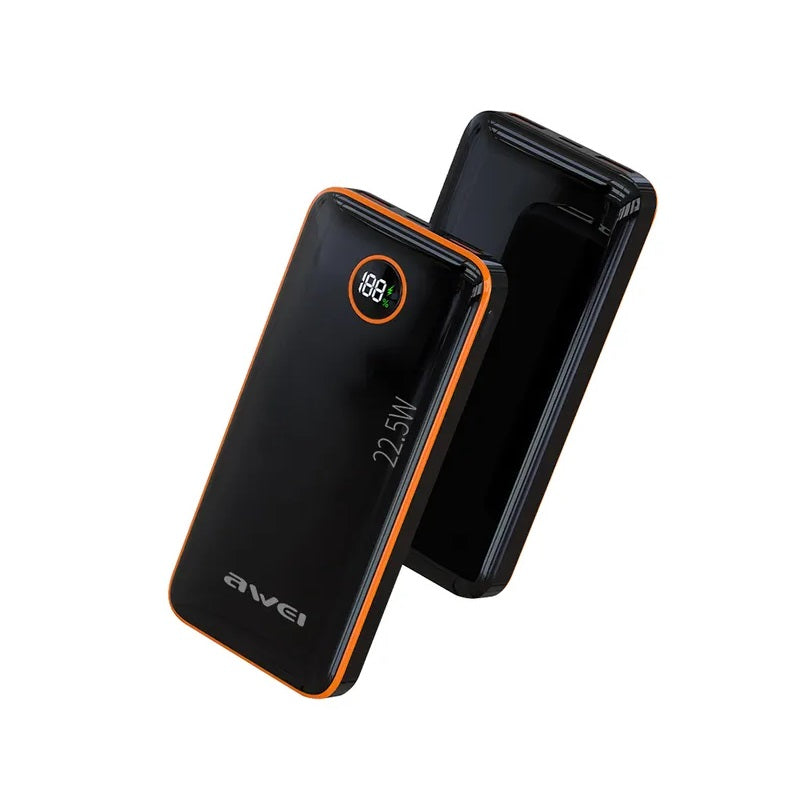 Powerbank - 10.000mah - 22.5W - P143K - Awei - 888612 - iThinksmart.gr