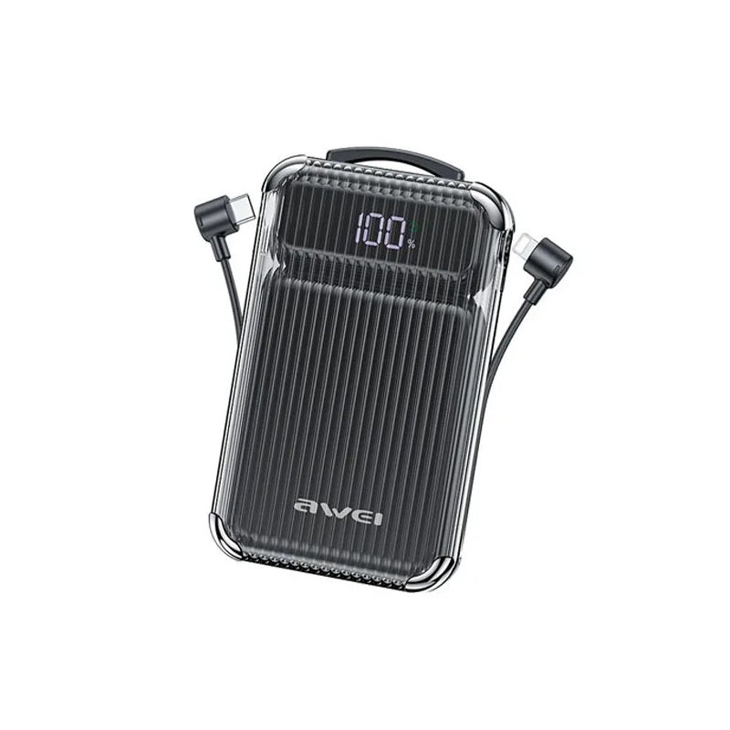 Powerbank - P89K - 10.000mah - AWEI - 007665 - Black - iThinksmart.gr