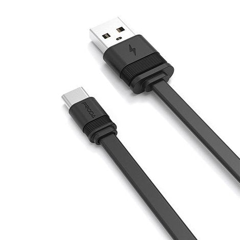 Proda Καλώδιο Φόρτισης & Δεδομένων Fenche Series Type C 1m 3A PD-B17a Μαύρο - iThinksmart.gr