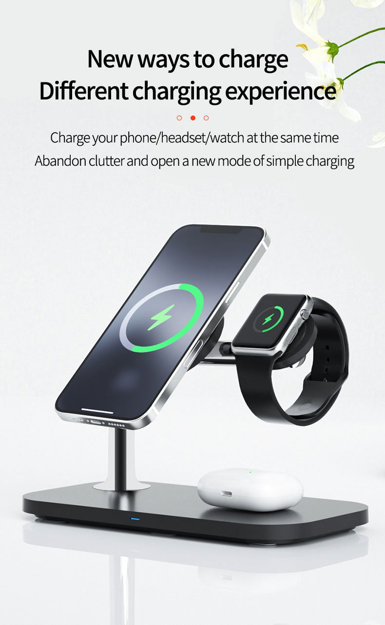 Ασύρματος Φορτιστής (Qi Pad) 15W Power Delivery / Quick Charge 3.0 Μαύρος (OJD-85) - iThinksmart.gr